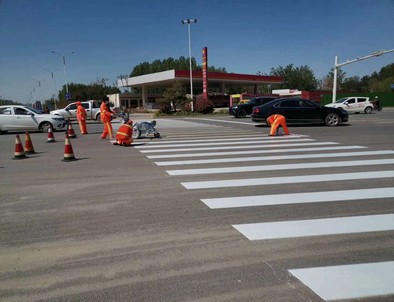 安定安定专业道路划线施工